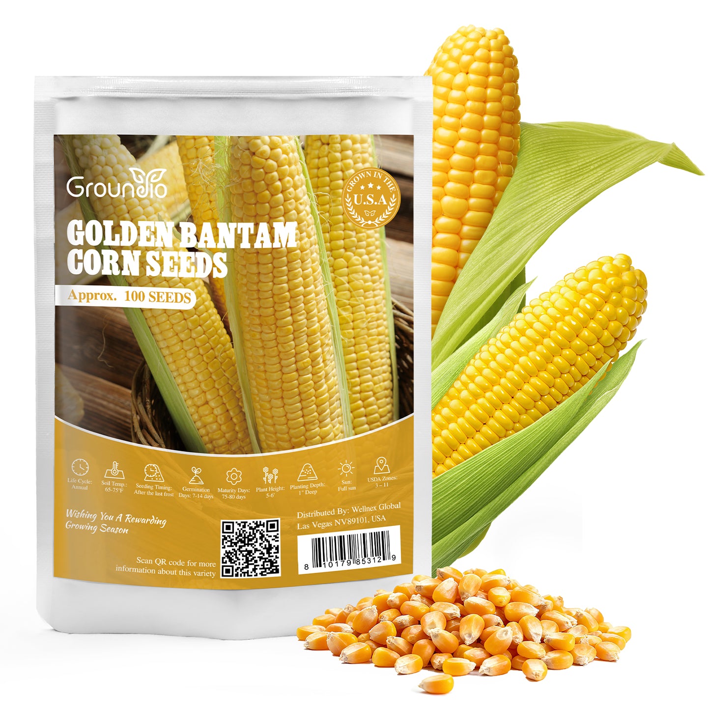 Golden Bantam Corn Seeds