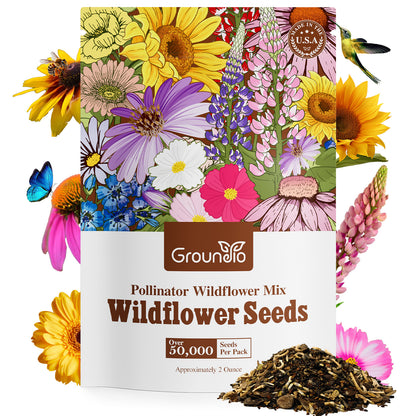 Pollinator Wildflower Mix 28 Varieties 2OZ