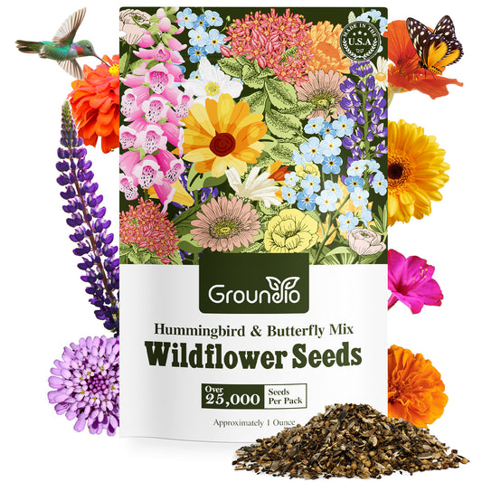 Hummingbird Wildflower Mix 24 varieties 1OZ