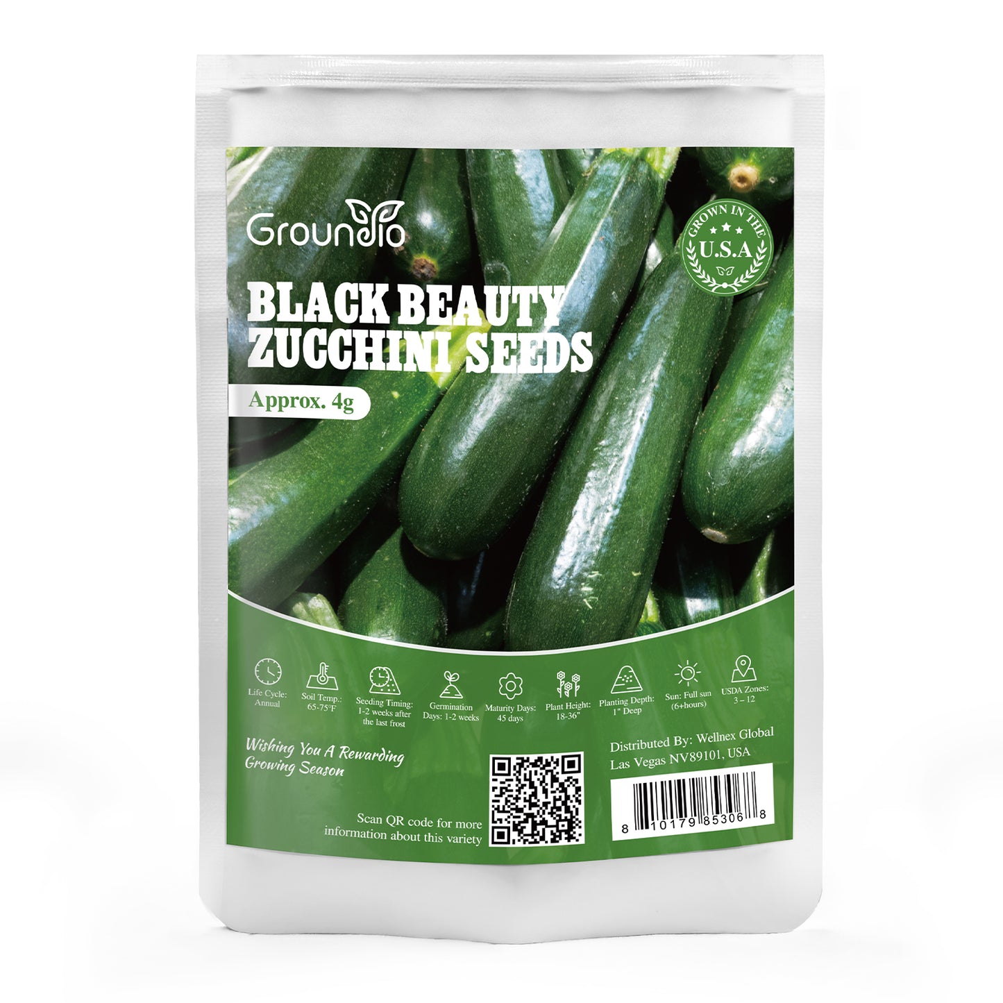 Black Beauty Zucchini Seeds for Planting