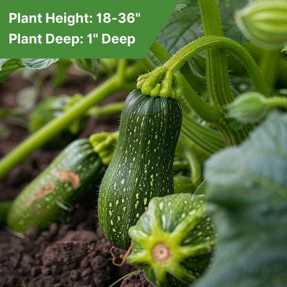 Black Beauty Zucchini Seeds for Planting