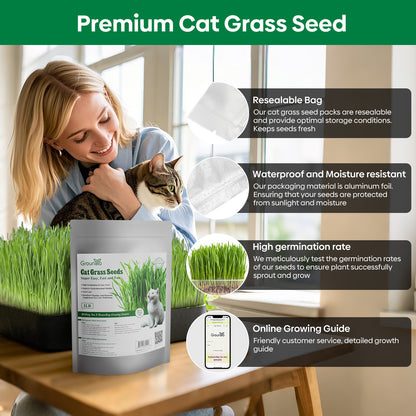 Cat grass seeds 16oz