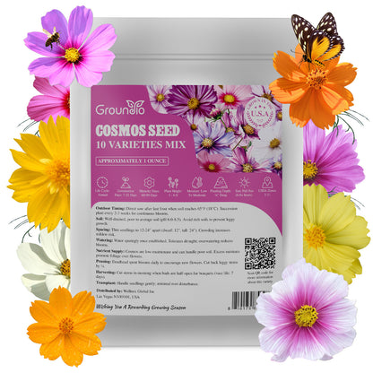 Cosmos 10 Varieties mix 1oz