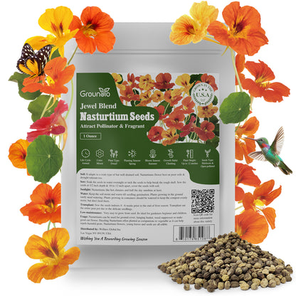 Nasturtium Seeds 1oz